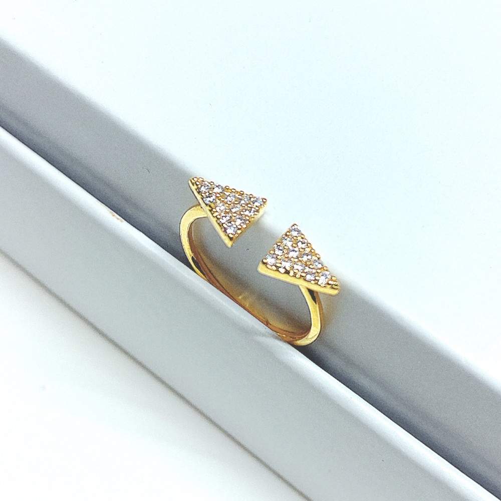{ HP } .925 Sterling Silver Cubic Zirconia Ring - Picture 2 of 9